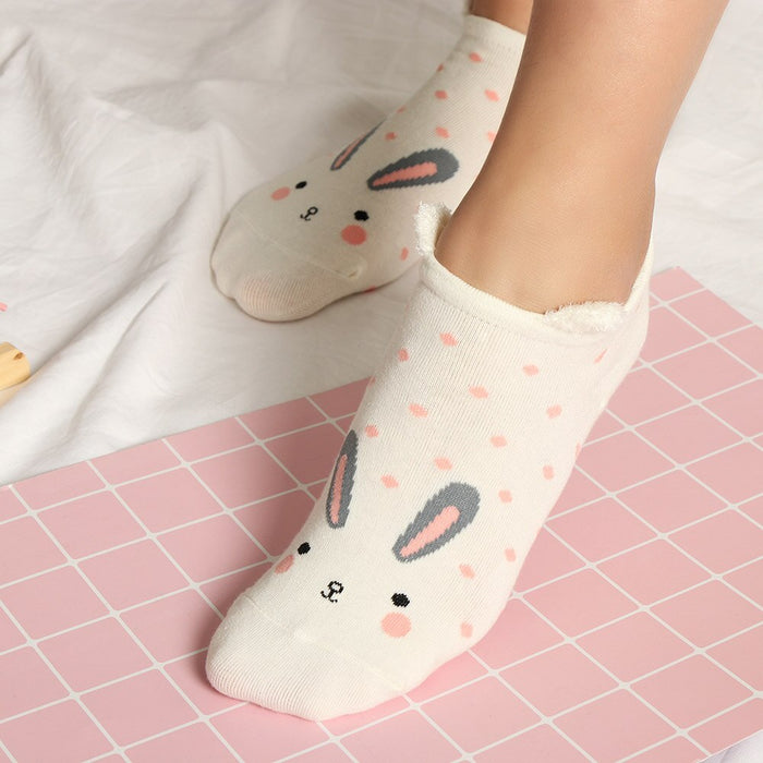 modelo pack 3 calcetines invisibles animales gato conejo ardilla 1874