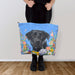 modelo perro labrador negro floral floreado 3605_3