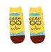 pack 3 calcetines cortos caras locas amarillo 1880