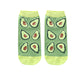 pack 3 calcetines cortos frutas palta aguacate 1883