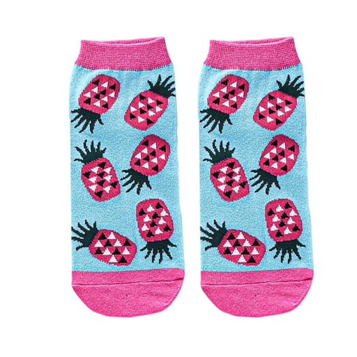 pack 3 calcetines cortos frutas pina rosada 1883