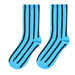 pack 3 calcetines media pierna rayas negras azul 2108