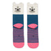pack 3 calcetines ninos osos lineas rosado 2101