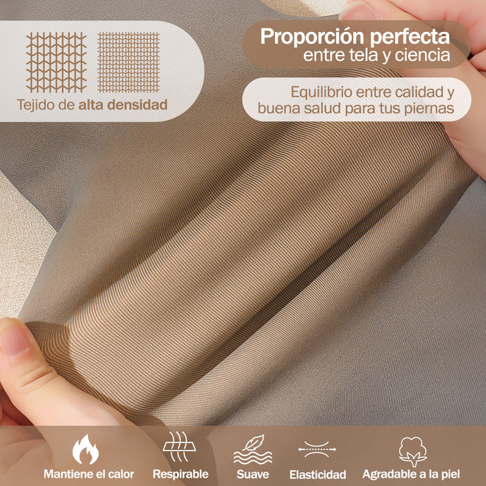 panty efecto piel chiporro terciopelo original mujer invierno negro alta densidad 3206