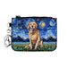 perro golden gogh pintura arte tarjetero monedero
