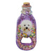 Abrebotellas perros florales imanes ceramica poodle 3917-6