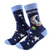 calcetines algodon largo peace paz luna estrellas 35-40