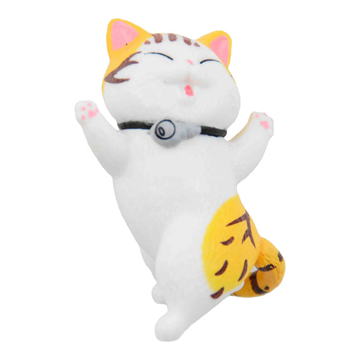 portada gato iman imanes blanco amarillo plastico bailando