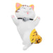 portada gato iman imanes blanco amarillo plastico bailando