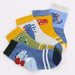 portada pack 5 calcetines algodon media pierna ninos dinosaurio 2050