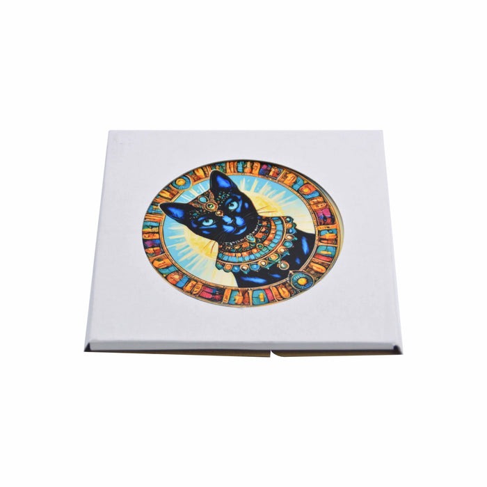 posaolla colgante ceramica corcho gato egipcio caras 4086-1