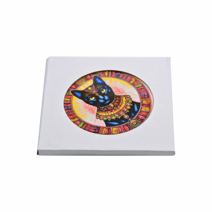 posaolla colgante ceramica corcho gato egipcio caras 4086-2