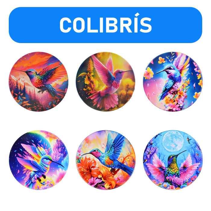 posavasos ceramica corcho colibri 3989