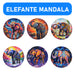 posavasos ceramica corcho elefante 3992