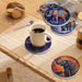 posavasos ceramica corcho elefante mesa 3992 