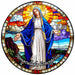 soporte inmaculada concepcion ceramica corcho pedestal